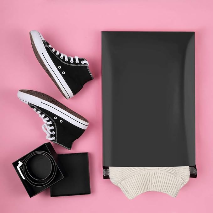 UCGOU Poly Mailers 14.5x19 Inch Black 100 Pack Large Shipping Bags #7 Strong - Image 5