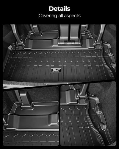3W Cargo Mat for Toyota Sienna 2021-2026, TPE Custom Fit Trunk Liner - Image 3