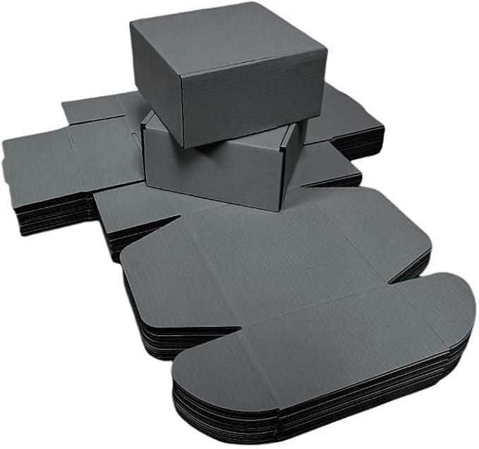 10 Pcs 9.8 x 9.8 x 4 inches Large Size Corrugated Cardboard Gift Boxes - Image 4