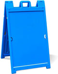 Signicade Deluxe Portable Sign Stand in Blue by Plasticade