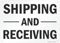 SmartSign-S-5803-AL-14 "Shipping And Receiving" Sign | 10" x 14" Aluminum by SmartSign