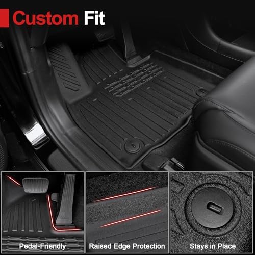 Floor Mats for 2026 2027 Hyundai Palisade 7/8 Seat (Only Gas) - Image 3