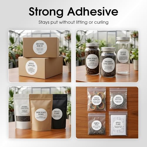 3 Inch Circle Labels for Laser & Inkjet, Spartan Industrial Template C006 - Image 5