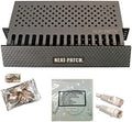 Neat Patch 2U Cable Management Kit - 10 Packs w/ 240 CAT6 Patch Cables (2FT White) by Electriduct