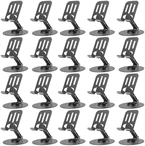 Universal Metal Cell Phone Stand, 20PCS Grey by Lusosh