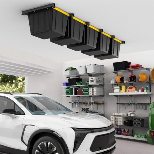 EVERHANGER Ceiling Storage Rack, Heavy Duty Overhead Garage Storage Rack - Image 6