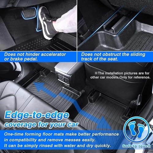 Venue Floor Mats - Car Mats for Hyundai Venue 2020-2026, All Weather Floor Mat for Venue Accessories, Heavy Duty Rubber Mats, Car Accessories - Image 4