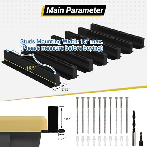 6-bin Overhead Garage Storage Rack, Ceiling Storage Racks - Image 2