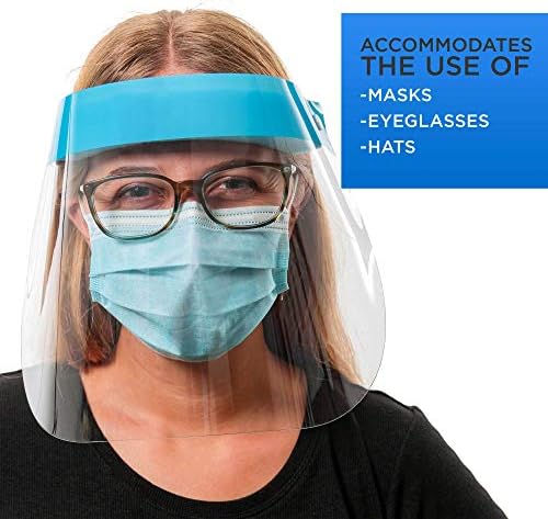 Salon World Safety 80 Protective Full Face Shields (8 Packs of 10) - Image 5