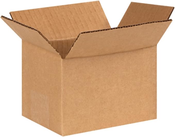 Secure Seal - 6x4x4 Pack of 100 Corrugated Cardboard Packing Shipping Mailing by Secure+Seal