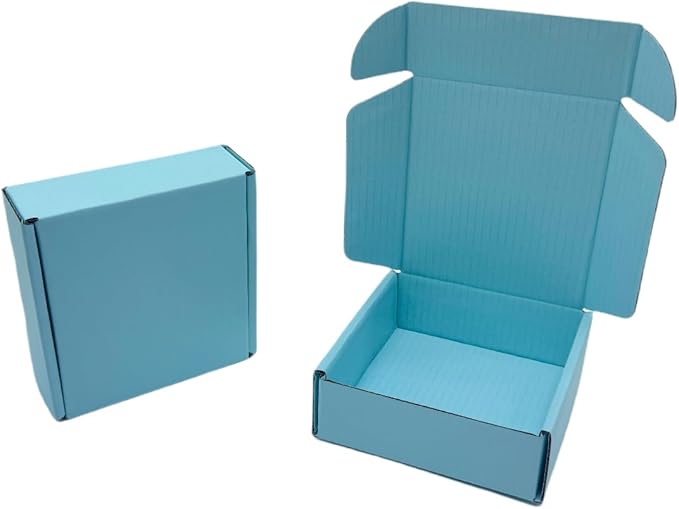 15 Pcs 6 x 6 x 2 inches Corrugated Cardboard Gift Boxes Recyclable Shipping - Image 6