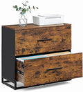 VASAGLE Lateral File Cabinet, Home Office, 2 -Drawer Filing Cabinet by VASAGLEbySONGMICSHOME