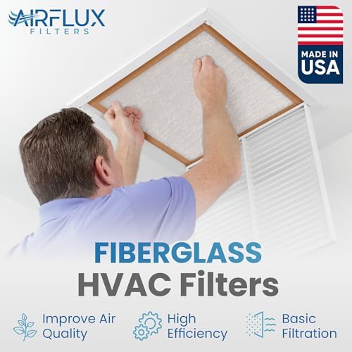 Fiberglass Air Filter -24x30x1Air Filter 12 Pack - Non Pleated 24"x30"x1", AC Filters for Home, Fiberglass, HVAC filters, Heater, Furnace Catcher for Dust - 1 YEAR SUPPLY - Image 2