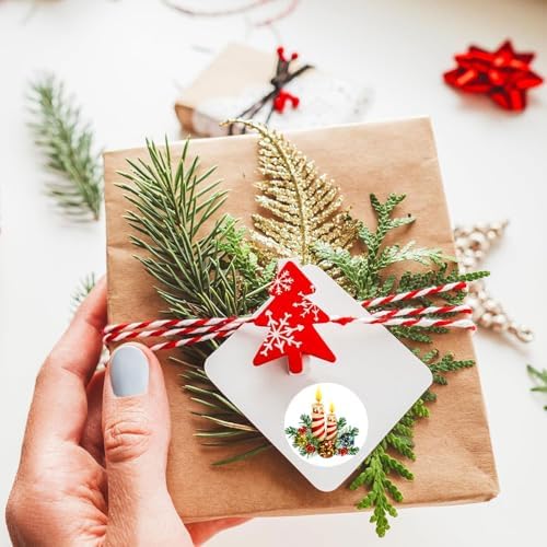 Christmas Stickers Merry Christmas Stickers for Cards Crafts Gifts, 500 Pcs - Image 4