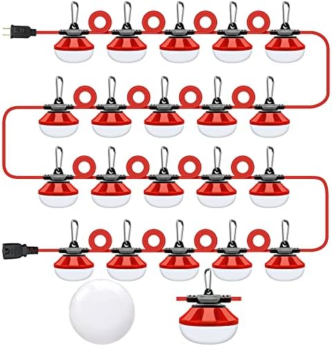 200FT LED Construction String Lights Temporary Lighting 20000LM by MuasdaeOutdoorStringlights