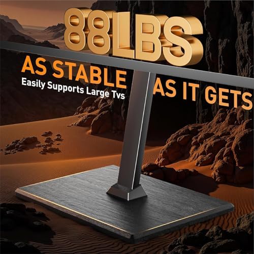 Perlegear Rolling TV Stand with Power Outlet for 30–70 inch TVs, 88 lbs - Image 7
