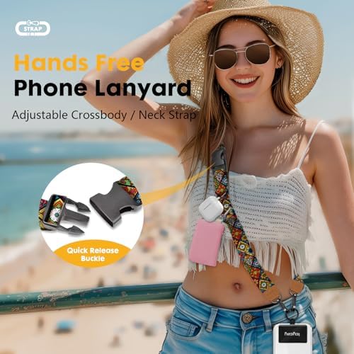 Icycay Phone Lanyard Crossbody Strap Neck Adjustable Teacher Women Boho - Image 2