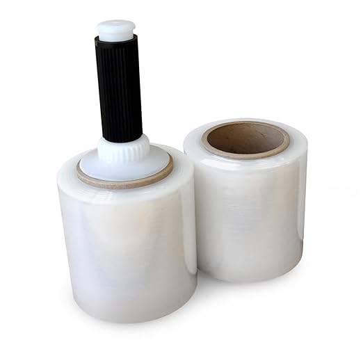 IDL Packaging 5" x 1000' Stretch Wrap Mini Roll of 80 Gauge by IDLPackaging