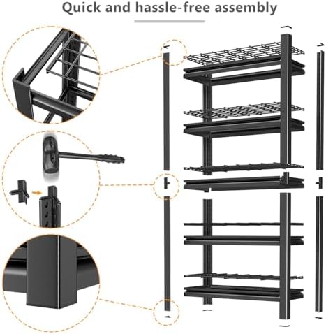 OS MOTOR Heavy Duty Storage Shelving Unit (72" H x 35" W x 16" D) 10 Pack - Image 6