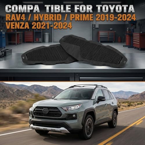 2Pcs HV Hybrid Battery Cooling Air Filter for Toyota RAV4 Venza - Image 3