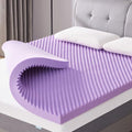 SINWEEK 3 Inch Egg Crate Memory Foam Mattress Topper Twin Size, Soft Mattress Pad for Back Pain Relief, Bed Topper, CertiPUR-US Certified by SINWEEK