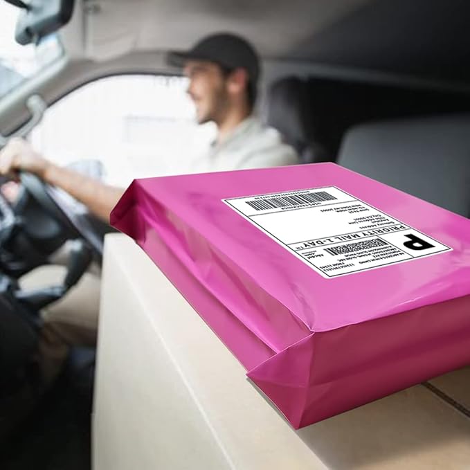 POLYSELLS 1000 pcs 10x13 Inches Pink Poly Mailers Shipping Envelopes, Strong - Image 7