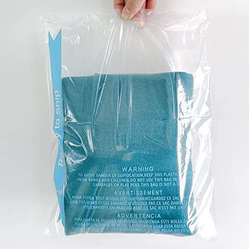 POLYSELLS Bundle Poly Bags Combo Pack of 400 (100pcs Each) -6X9", 8X10", 9X12", 11X14" Self Seal Clear Plastic Bags With Suffocation Warning - Image 6