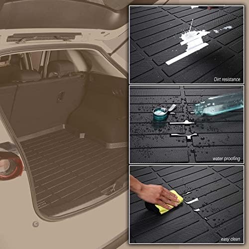 KELCSEECS Cargo Liner Custom for 2022 2023 2024 Hyundai Ioniq 5 （Not fit for 2025 Ioniq 5）& Ioniq 5 N 2025 Fit Cargo Mat Floor Mat Trunk Mat Hyundai Ioniq 5 All Weather Trunk Liner Black Accessories - Image 4