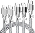 cugunu USB C to USB C Cable, 5 Pack 60W Type C Fast Charger Cord (Gray) by CUGUNU