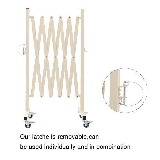 GYMTIME Expandable Metal Barricade, Portable Safety Barrier - Image 3