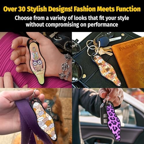 MUNIO Self Defense Keychain – Stylish, Portable Safety Tool for Women & Men – Non-Lethal, TSA Approved, Made in USA - Image 5