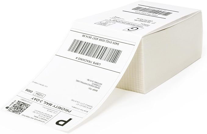 Buhbo 4" x 6" Direct Thermal Labels by Buhbo