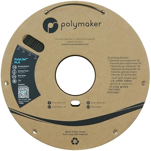 Polymaker PLA Filament, Dark Gray Green 3D Printing PLA Filament 1.75mm 1kg - Image 4
