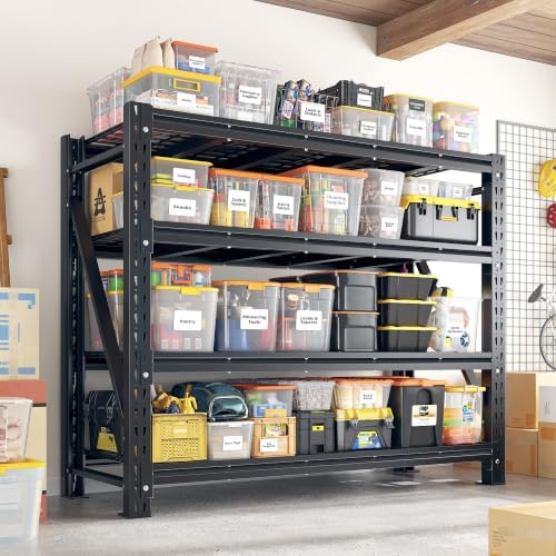 REIBII 5024LBS Garage Shelving for Garage, Shop, Heavy Duty Storage Shelves - Image 2