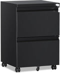 2 Drawer File Cabinet，Mobile Filing Cabinet by RAVIGIN