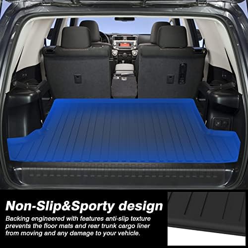 KUST Trunk Cargo Mat for Toyota 4Runner 2010-2024 (7 Seater Only) TPE Rubber Cargo Liner All Weather Rear Cover 4Runner Accessories High Edge - Image 5