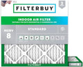 Filterbuy 17.5x17.5x1 Air Filter MERV 8 Dust & Allergy Defense (2-Pack) by Filterbuy