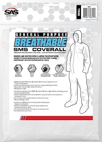 SAS Safety Corp Industrial & Scientific Hooded and Booted Coverall - Image 3