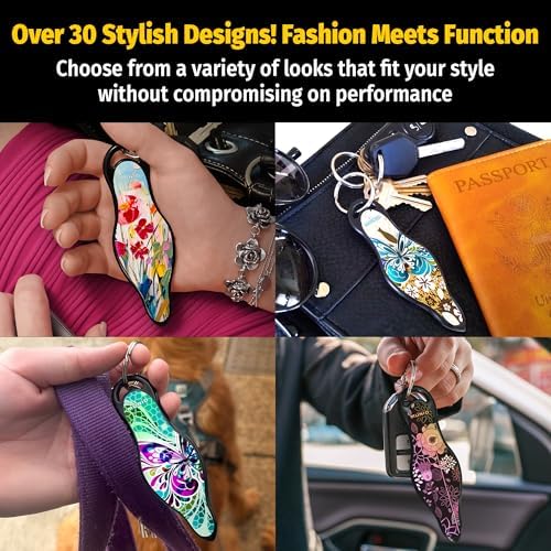 MUNIO Self Defense Keychain – Lightweight, Stylish & Portable Safety Tool for Women & Men – Non-Lethal Kubotan, Easy to Use - Image 5