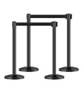 VEVOR Stanchion Post, Carbon Steel Black Stanchions Queue by VEVOR