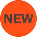 NextDayLabels - Neon Red Color, Round Labels/Great to use by NextDayLabels