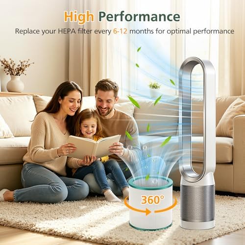 TP01 TP02 Filter Replacement Compatible with Dyson Pure Cool Link, 2 Pack - Image 5
