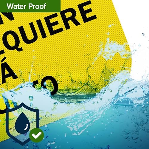 Caution Personal Protective Equipment Required Beyond This Point Bilingual Osha Sign, 12x18 Inches, 3M EGP Reflective .063 Aluminum, Fade Resistant, Made in USA by My Sign Center - Image 7