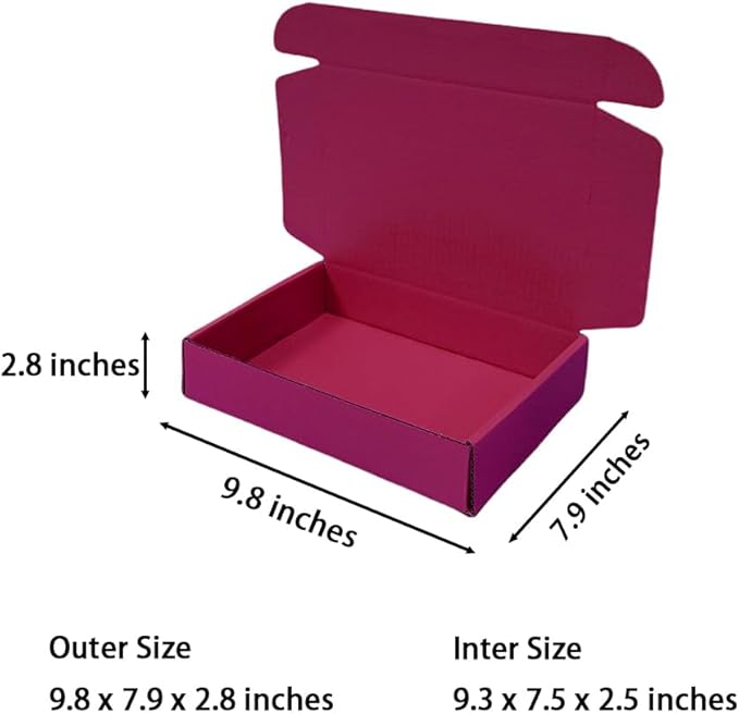 30 Pcs 9.8 x 7.9 x 2.8 inches Shipping Boxes - Image 2