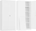 Greenvelly Metal Garage Storage Cabinet, Utility Metal Filing Cabinet by Greenvelly