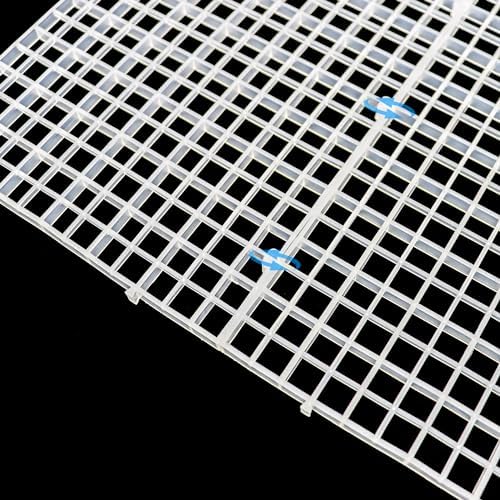 24 Pcs Aquarium Fish Tank Divider Plastic Egg Crate Filter Bottom - Image 4