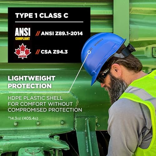 Ergodyne Skullerz 8966 Lightweight Cap-Style Hard Hat with Adjustable Venting - Type 1, Class C - Image 2