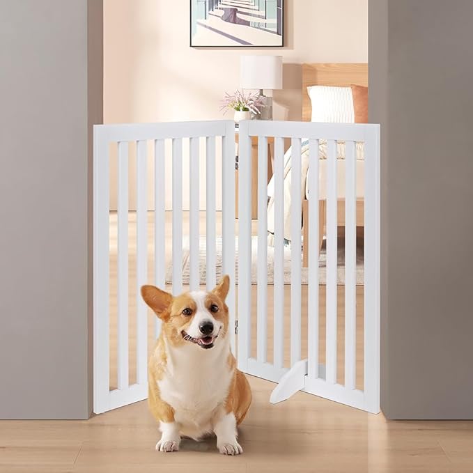 unipaws 36”H Free Standing Pet Gate - Image 2