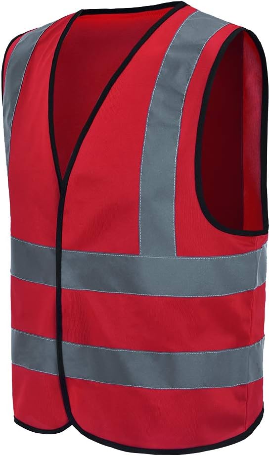 AYKRM 12 colour High visibility viz vest hi vis viz reflective work - Image 2