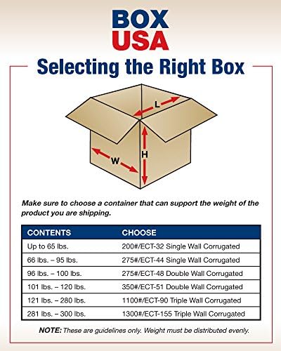 BOX USA 22x22x36 Tall Corrugated Boxes, Tall, 22L x 22W x 36H, Pack of 10 | Shipping, Packaging, Moving, Storage Box for Home or Business, Strong Wholesale Bulk Boxes - Image 2
